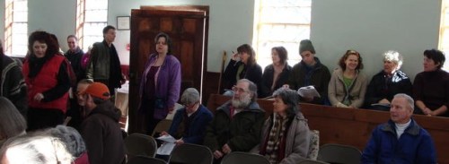 Town Meeting 2010 seating